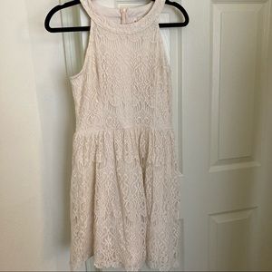 Knit Cream Dress